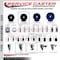 Service Caster 3.5'' SS Solid Poly Swivel 1-1/2'' Expanding Stem Caster with Brake SCC-SSEX20S3514-SPUS-TLB-112 - alternate 3